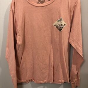 Pink Long Sleeve Graphic Tee
